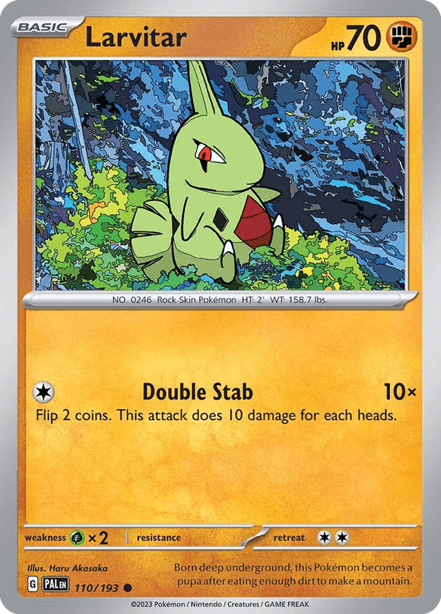 Larvitar — Paldea Evolved #110