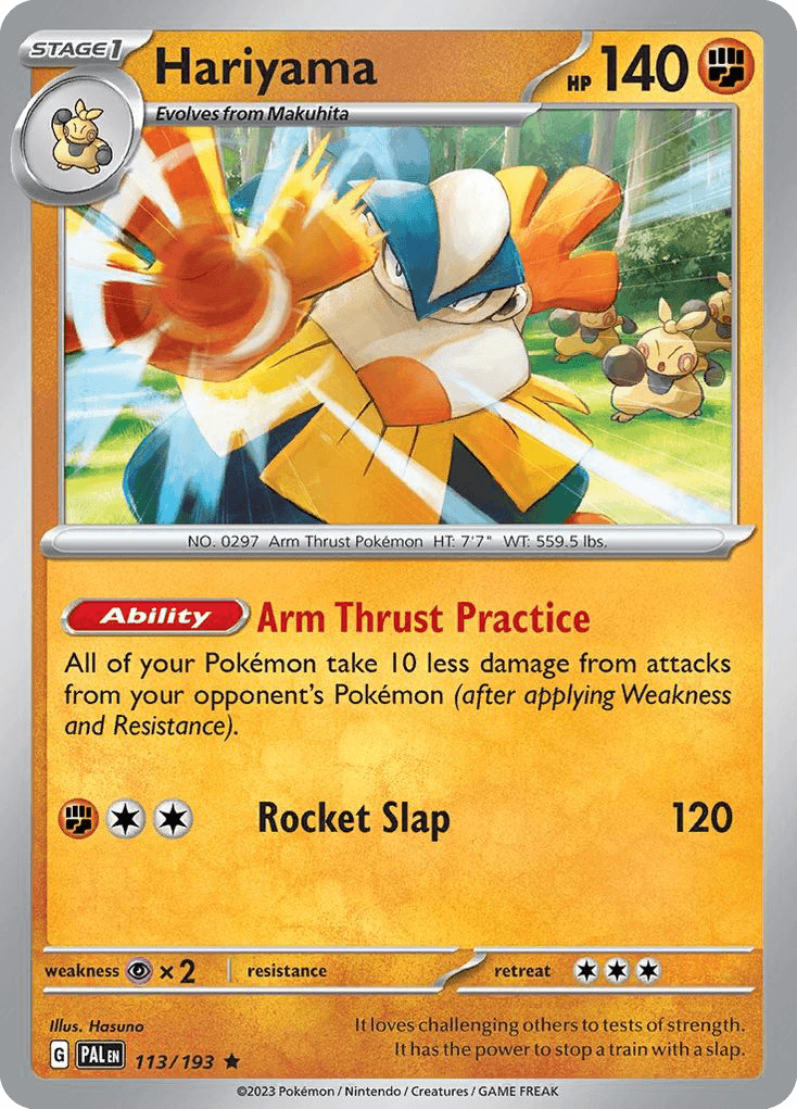 Hariyama — Paldea Evolved #113