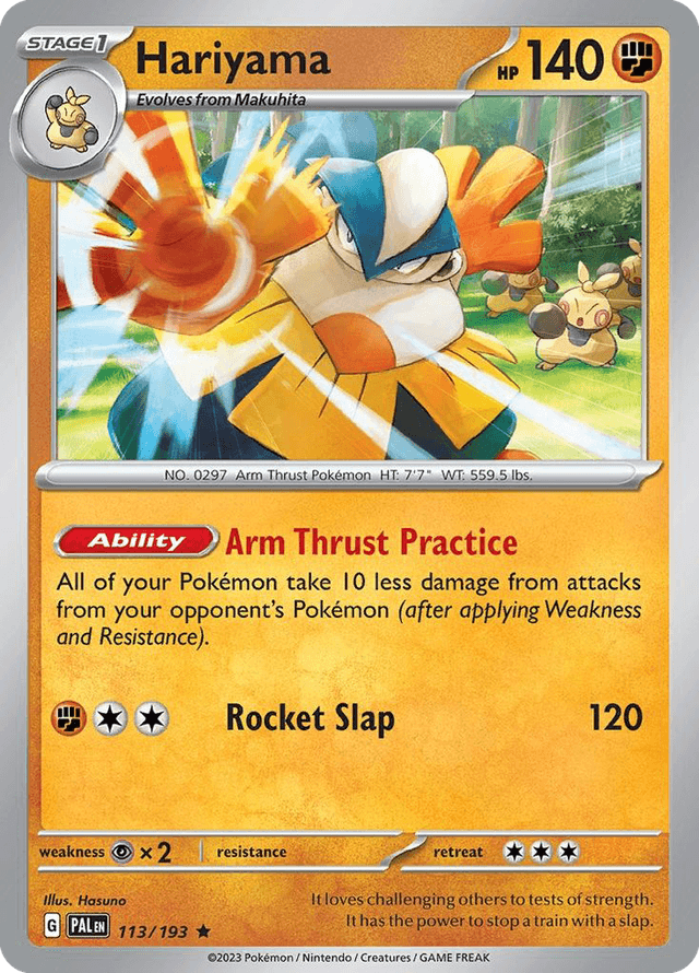Hariyama — Paldea Evolved #113