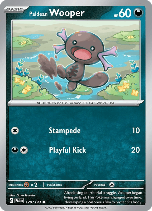 Paldean Wooper — Paldea Evolved #129