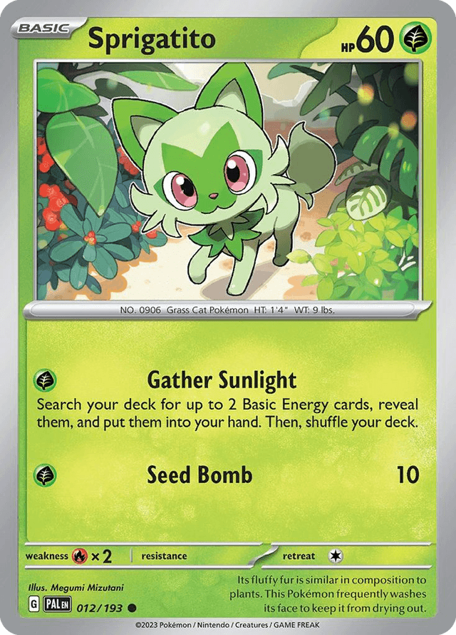 Sprigatito — Paldea Evolved #12