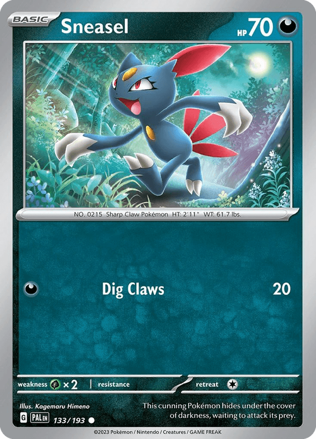 Sneasel — Paldea Evolved #133