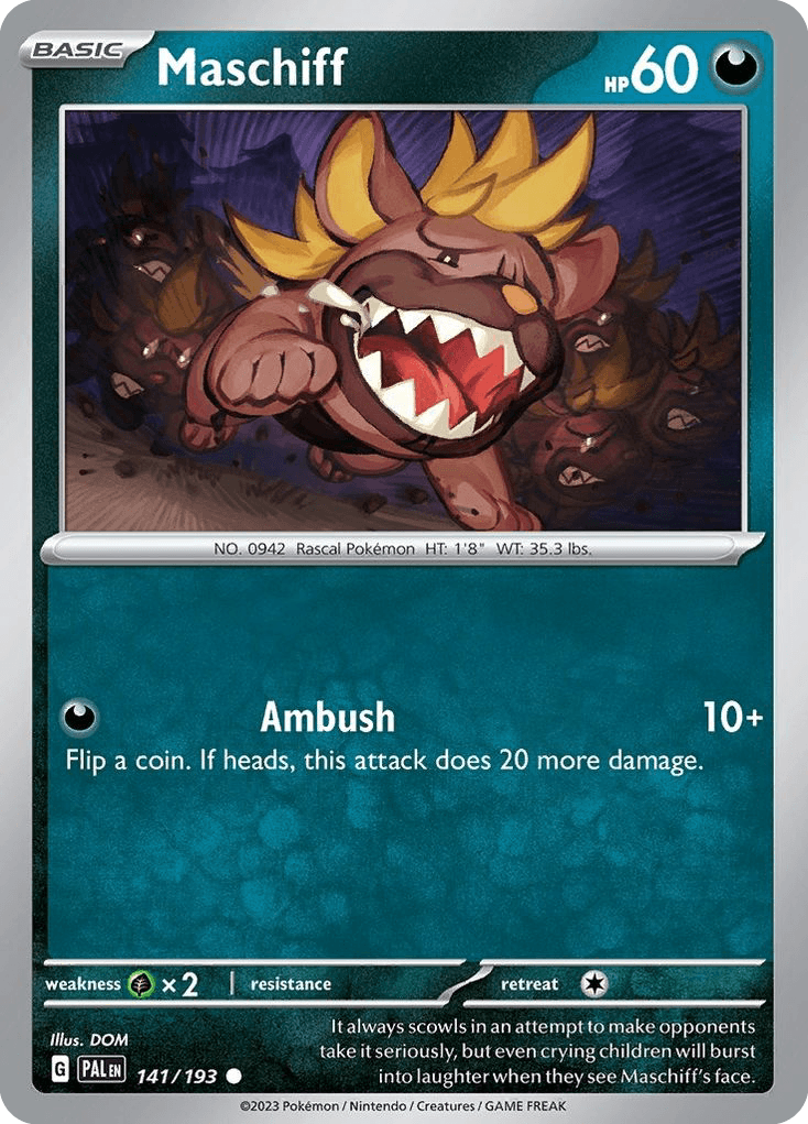 Maschiff — Paldea Evolved #141