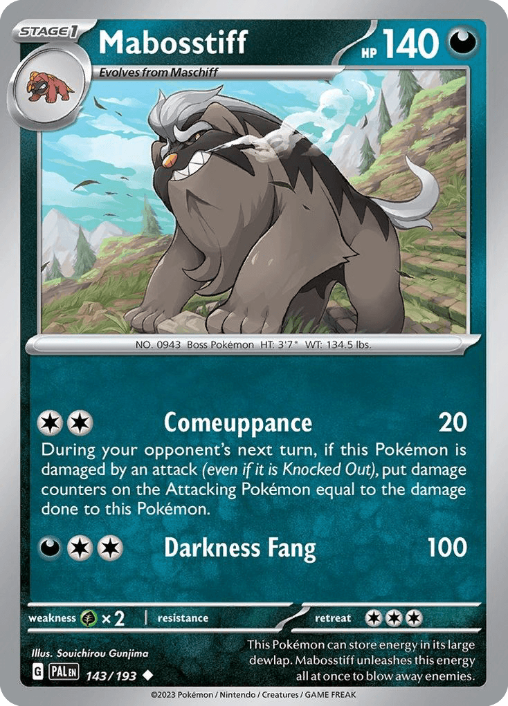 Mabosstiff — Paldea Evolved #143