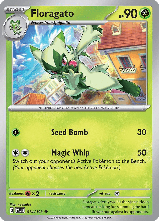 Floragato — Paldea Evolved #14