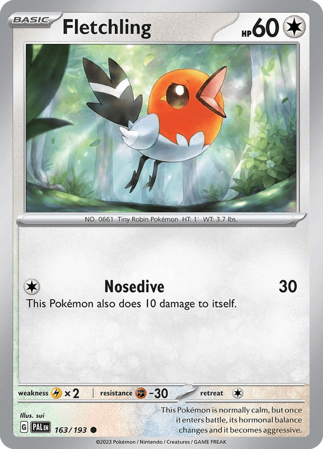 Fletchling — Paldea Evolved #163
