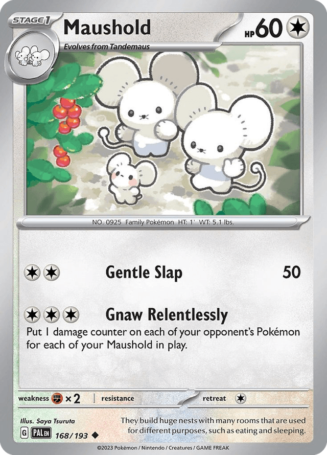 Maushold — Paldea Evolved #168