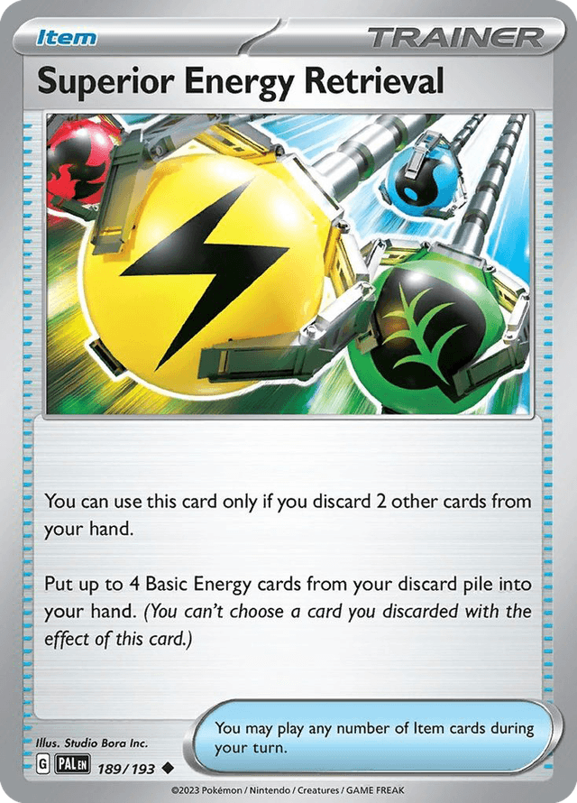 Superior Energy Retrieval — Paldea Evolved #189