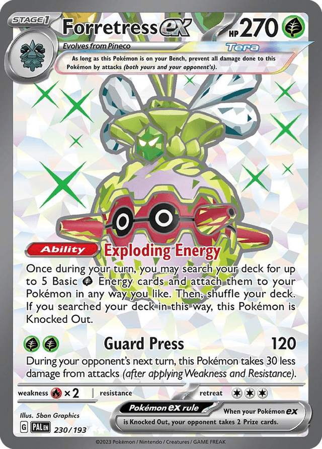 Forretress ex — Paldea Evolved #230