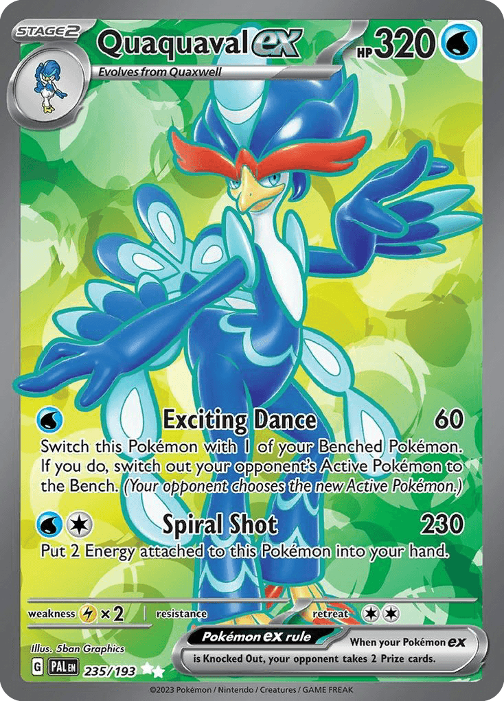 Quaquaval ex — Paldea Evolved #235