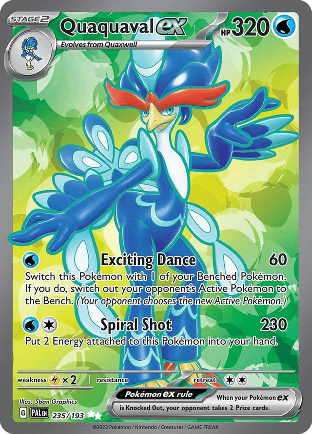 Quaquaval ex — Paldea Evolved #235