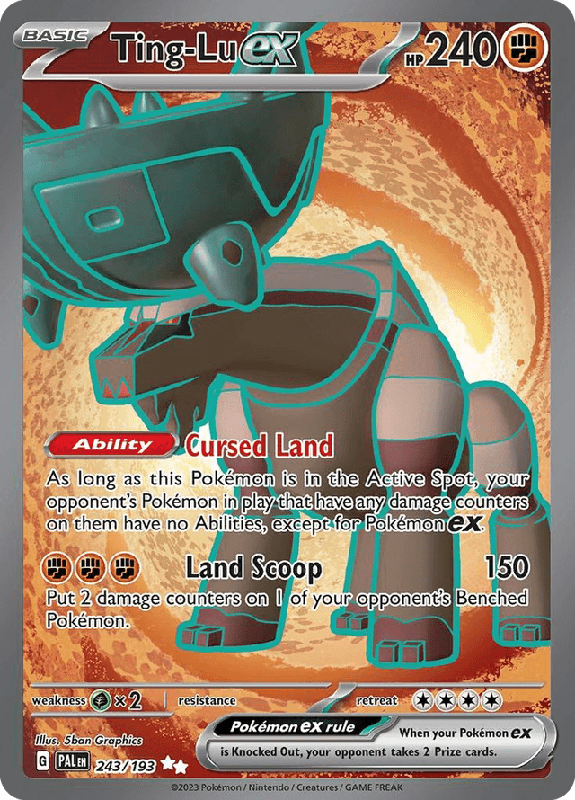 Ting-Lu ex — Paldea Evolved #243