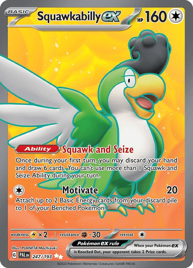 Squawkabilly ex — Paldea Evolved #247