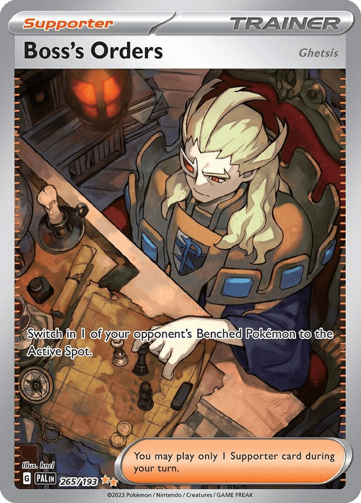 Boss's Orders (Ghetsis) — Paldea Evolved #265