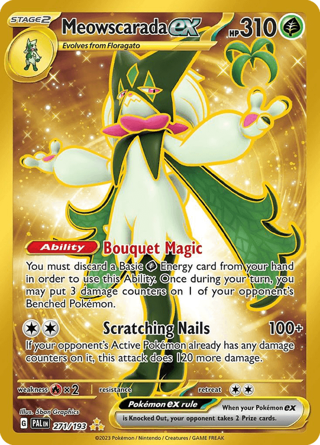 Meowscarada ex — Paldea Evolved #271