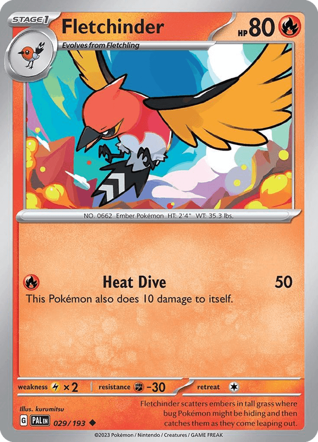 Fletchinder — Paldea Evolved #29