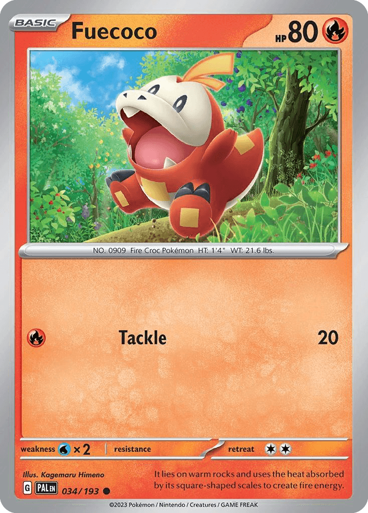 Fuecoco — Paldea Evolved #34