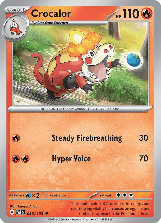 Crocalor — Paldea Evolved #36