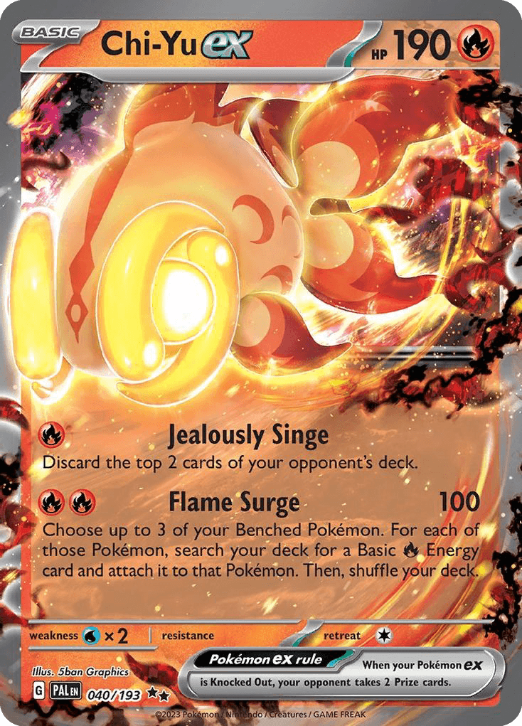 Chi-Yu ex — Paldea Evolved #40