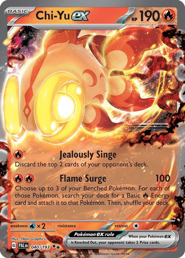 Chi-Yu ex — Paldea Evolved #40