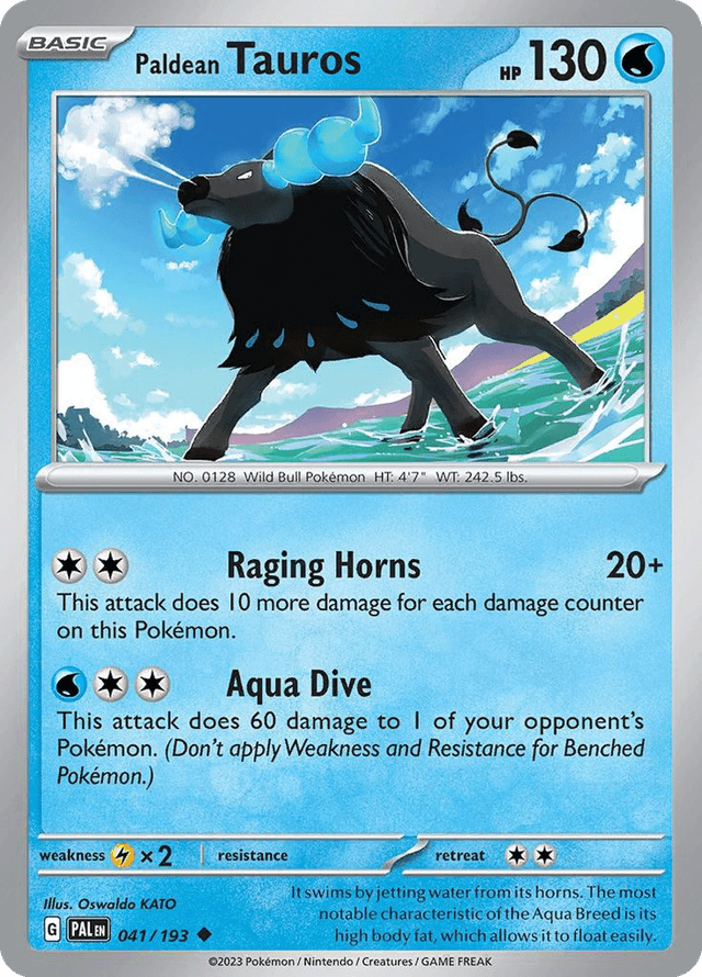 Paldean Tauros — Paldea Evolved #41