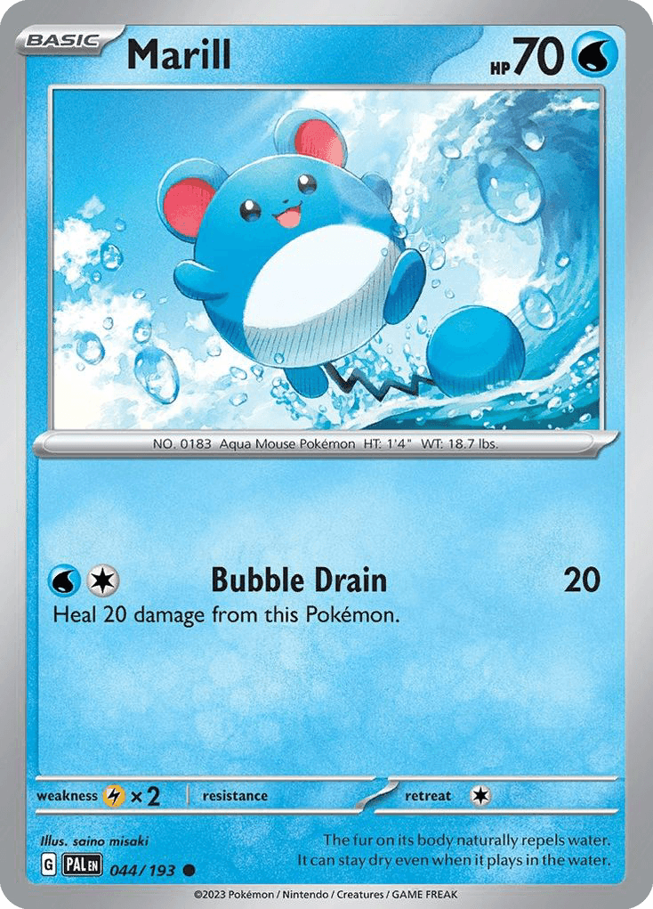 Marill — Paldea Evolved #44