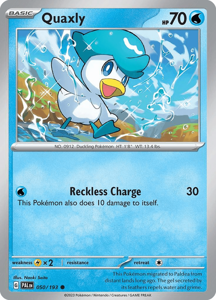 Quaxly — Paldea Evolved #50