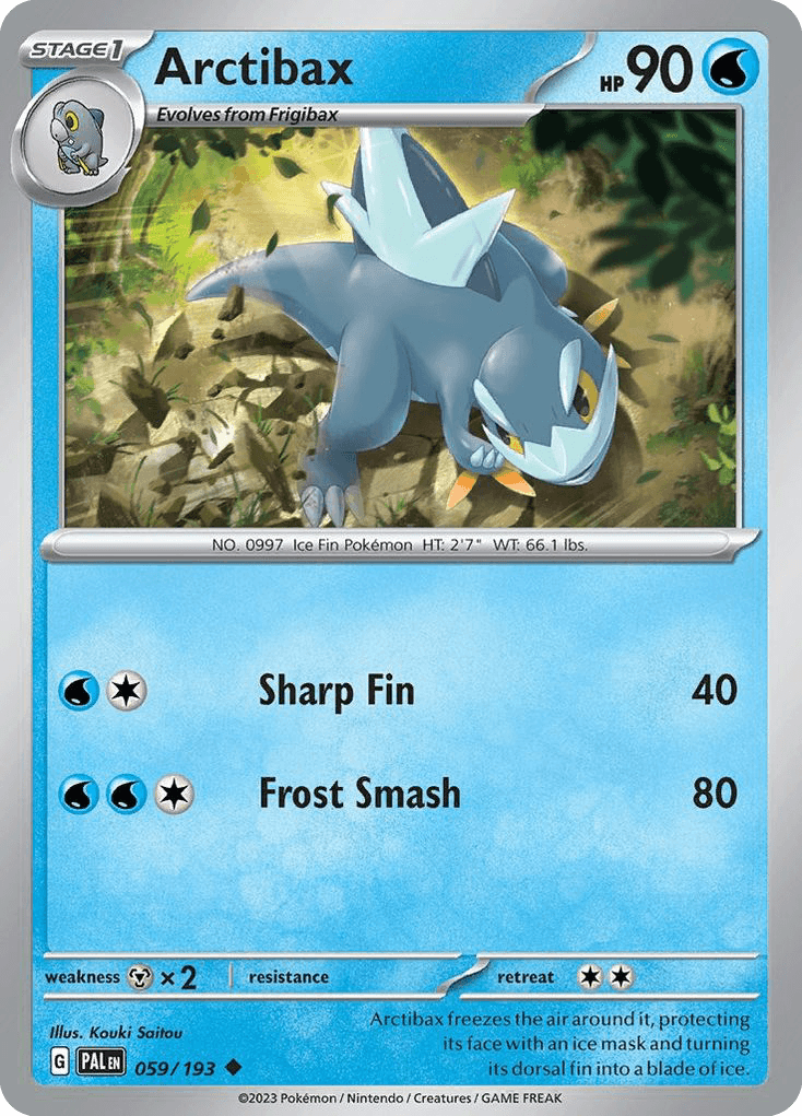 Arctibax — Paldea Evolved #59