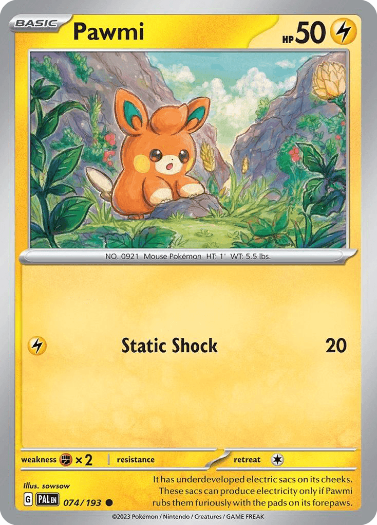Pawmi — Paldea Evolved #74