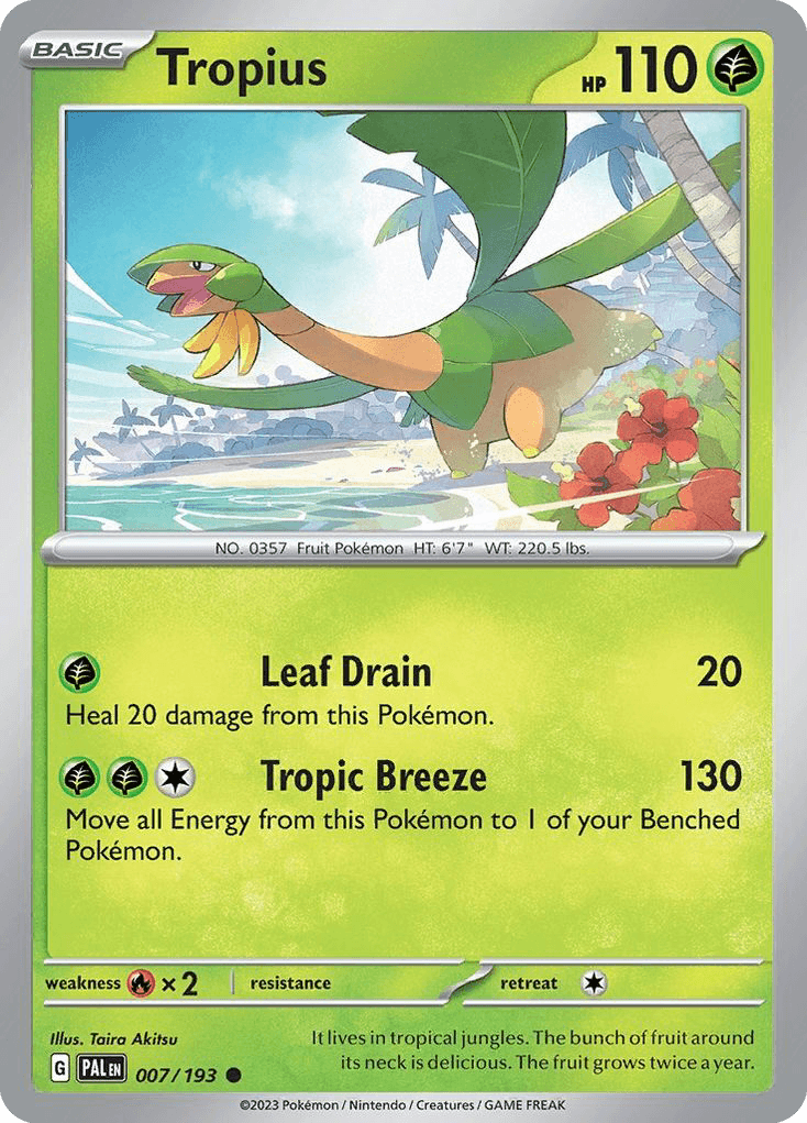 Tropius — Paldea Evolved #7
