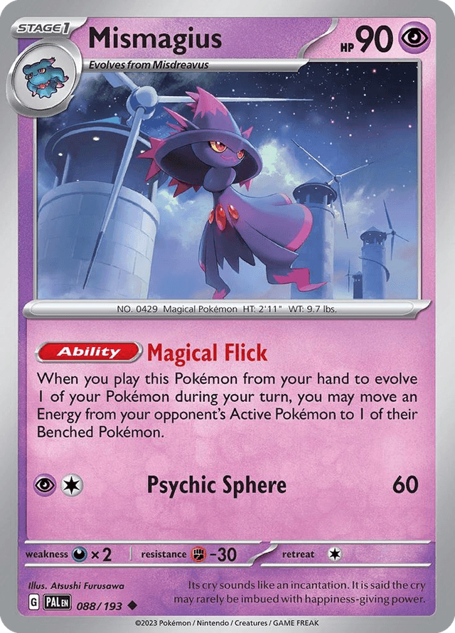 Mismagius — Paldea Evolved #88