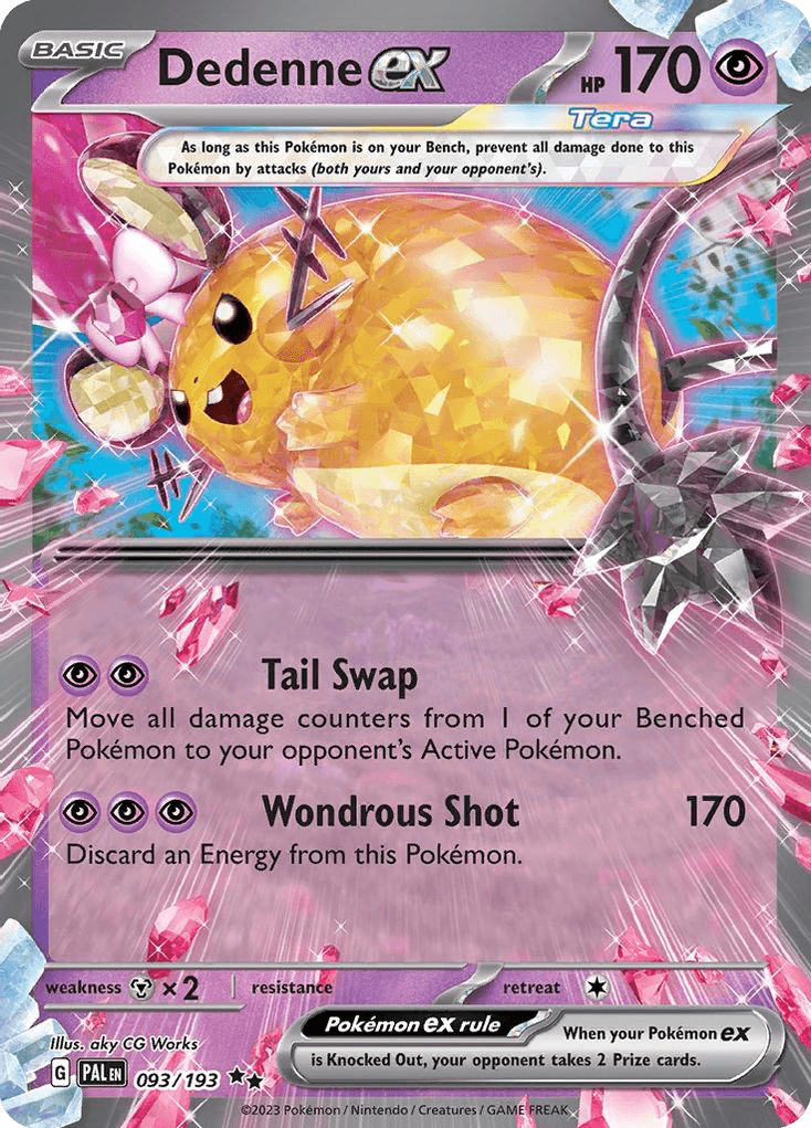 Dedenne ex — Paldea Evolved #93
