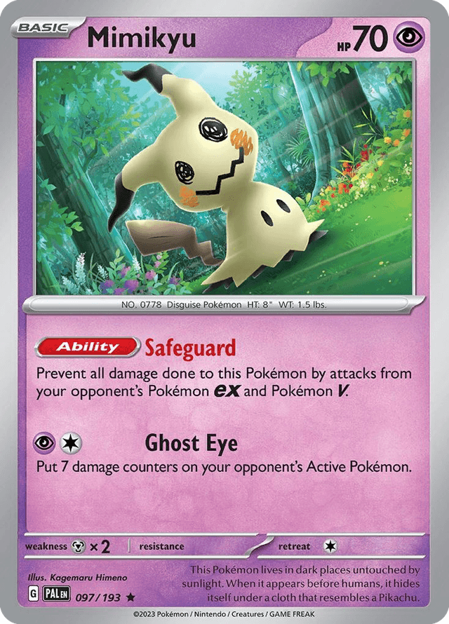 Mimikyu — Paldea Evolved #97