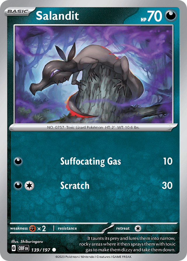 Salandit — Obsidian Flames #139