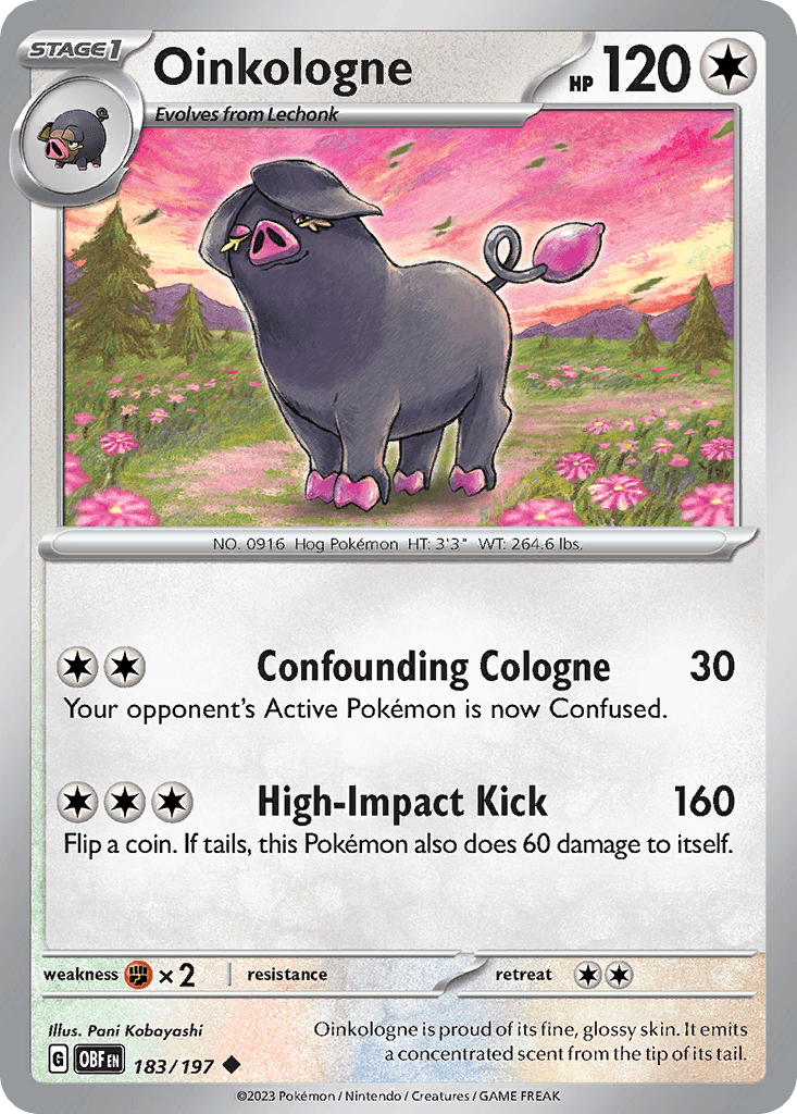 Oinkologne — Obsidian Flames #183