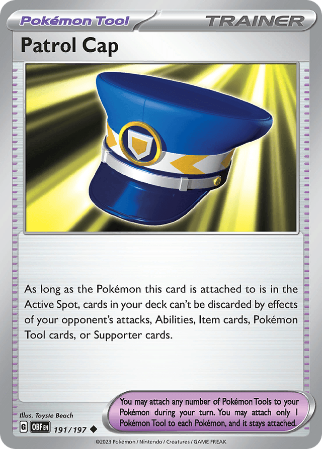 Patrol Cap — Obsidian Flames #191