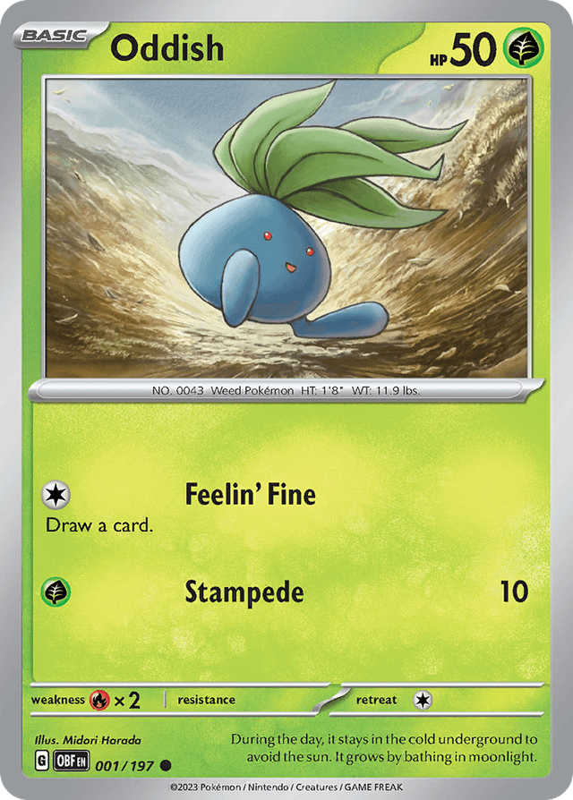 Oddish — Obsidian Flames #1