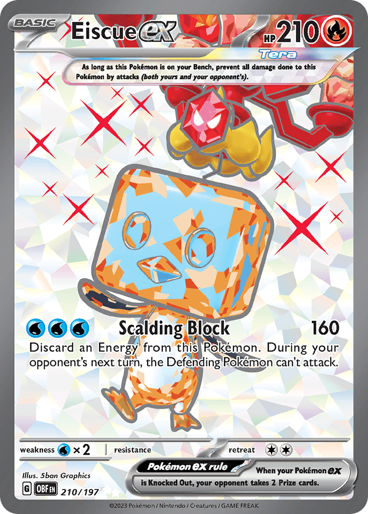 Eiscue ex — Obsidian Flames #210