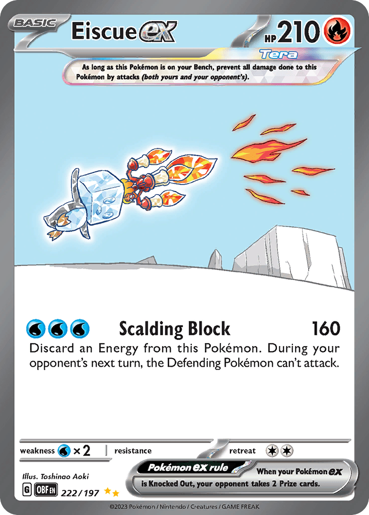 Eiscue ex — Obsidian Flames #222