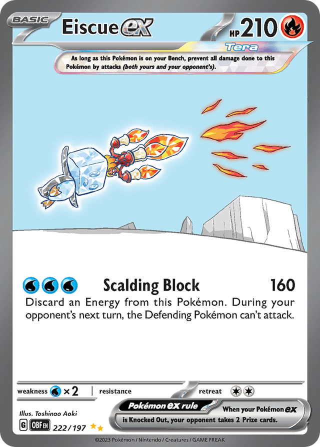 Eiscue ex — Obsidian Flames #222