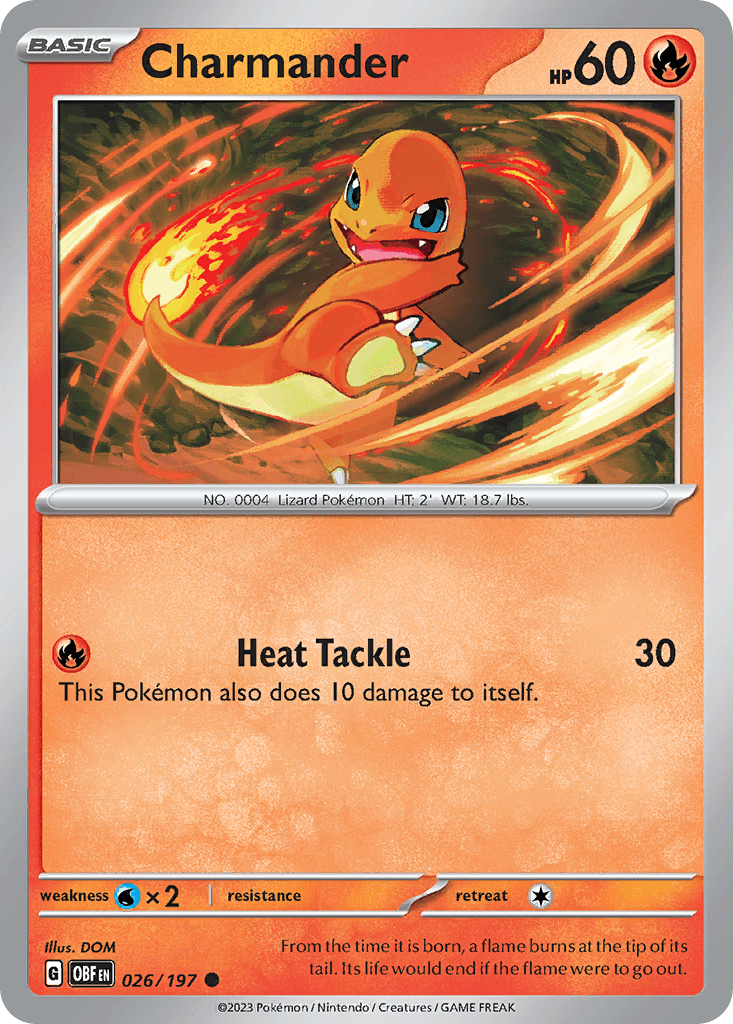 Charmander — Obsidian Flames #26