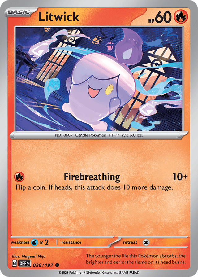Litwick — Obsidian Flames #36