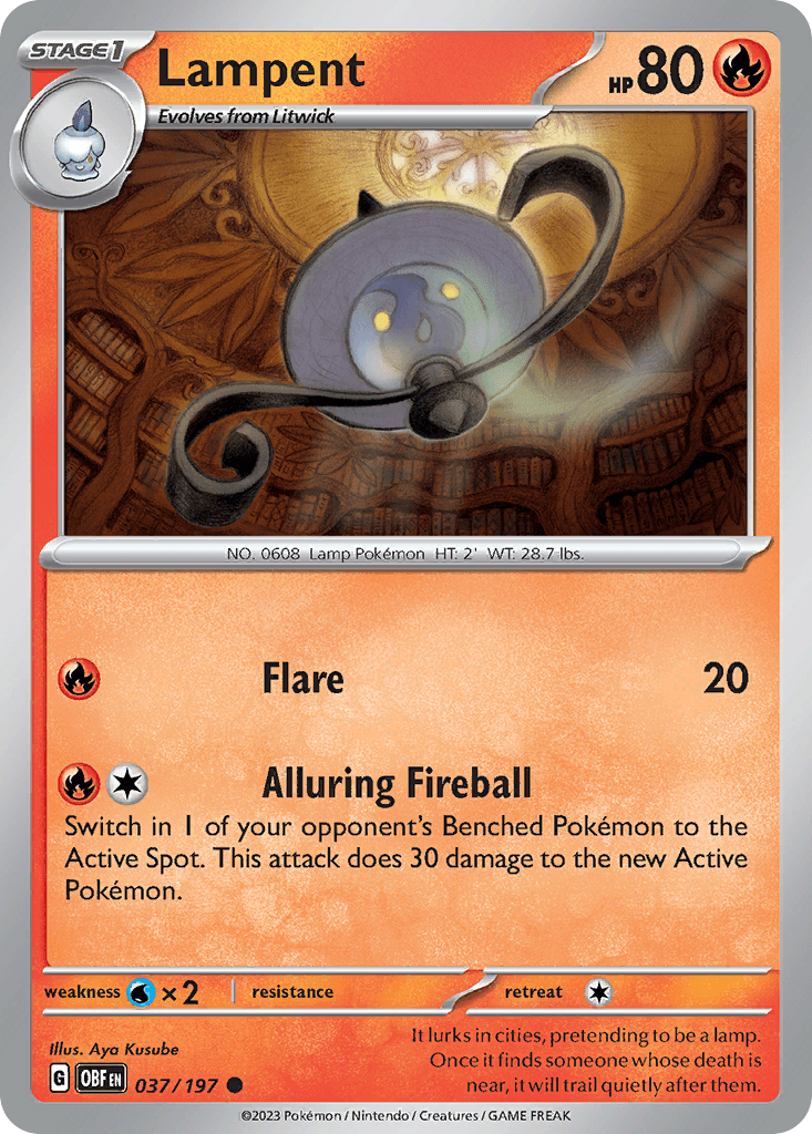 Lampent — Obsidian Flames #37