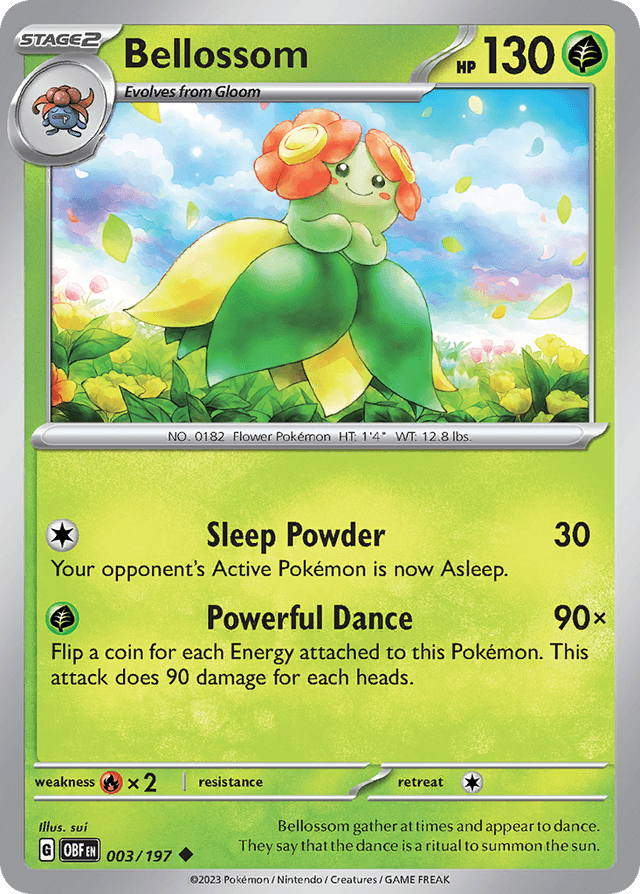 Bellossom — Obsidian Flames #3