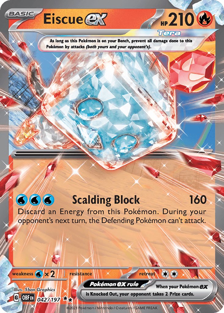 Eiscue ex — Obsidian Flames #42