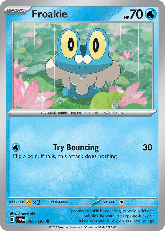 Froakie — Obsidian Flames #56
