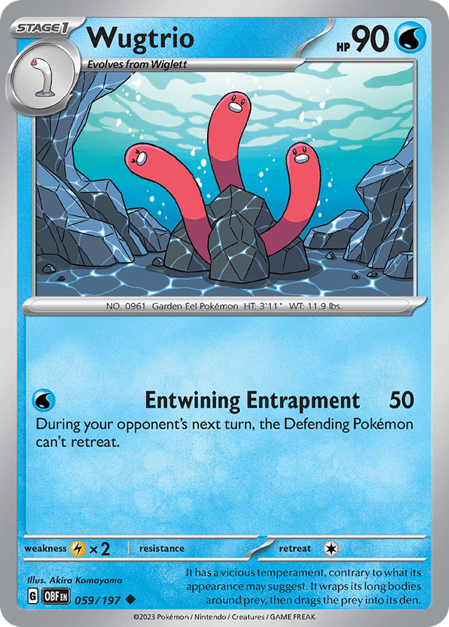 Wugtrio — Obsidian Flames #59