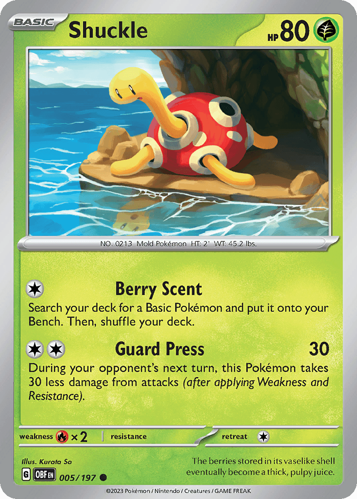 Shuckle — Obsidian Flames #5