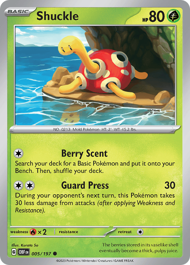 Shuckle — Obsidian Flames #5