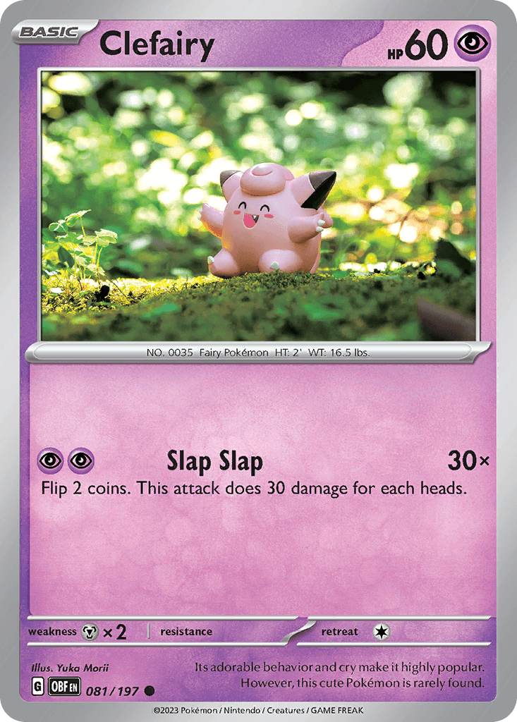 Clefairy — Obsidian Flames #81
